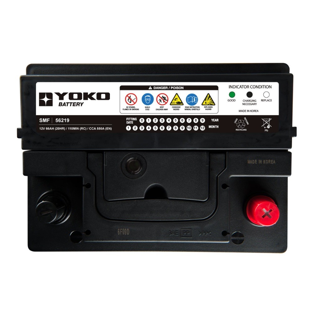 BATERIAS YOKO 66AMP 550 CCA SMF56219