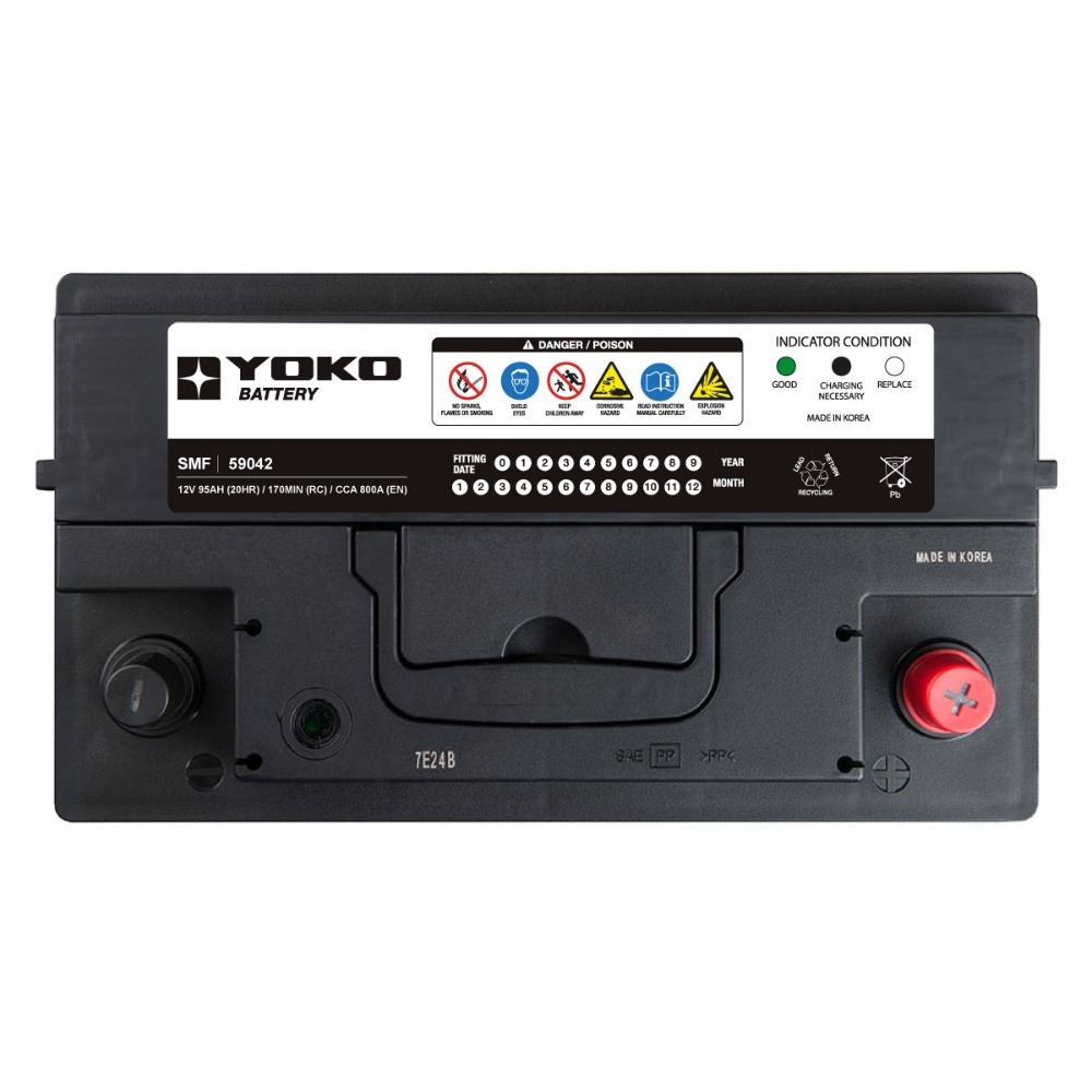 BATERIAS YOKO 95AMP 800 CCA SMF 59042
