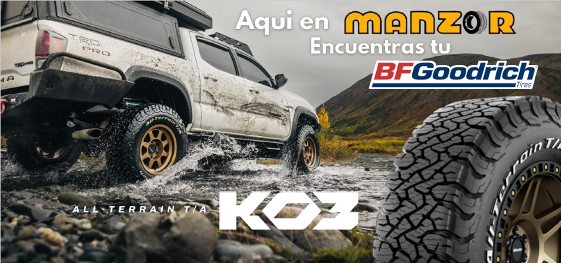 SLIDER BFGOODRICH KO3